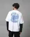 Camiseta Hombre Blanco XL 103G020_BLA110601 Rifle