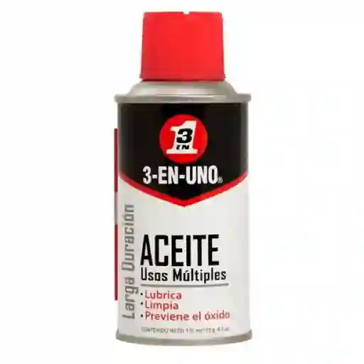 3-En-Uno Aceite en Aerosol Usos Múltiples