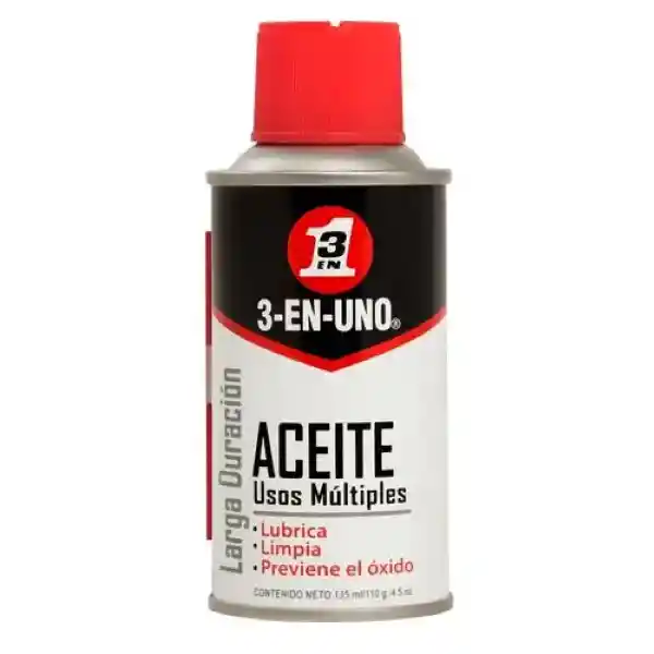 3-En-Uno Aceite en Aerosol Usos Múltiples