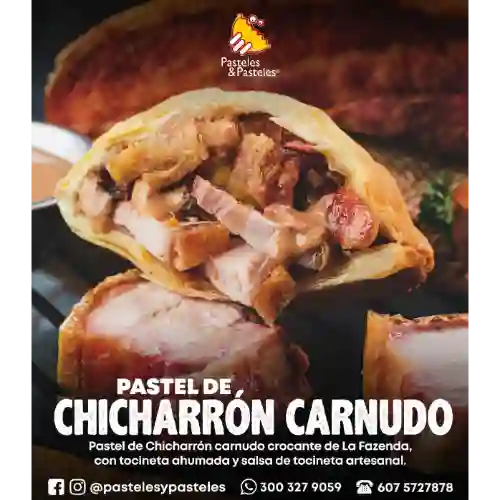 Pastel Chicharron Carnudo