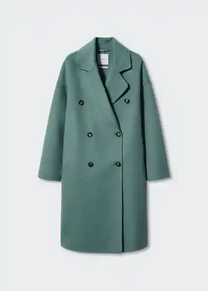 Abrigo Picarol Petróleo Talla L Mujer Mango