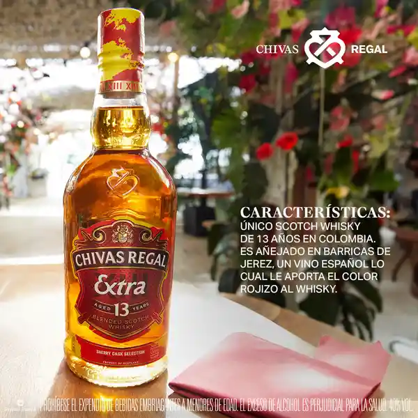 Chivas Regal Whisky Extra 13 Sherry 1000ml desde $ 214.000