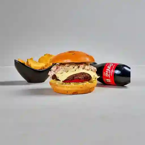 Combo Hamburguesa Carbonara