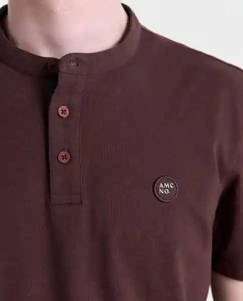 Polo Hombre Café Talla S 809G010_CAF191420 Americanino