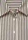 Camisa Sal Offwhite Talla M Mujer Mango
