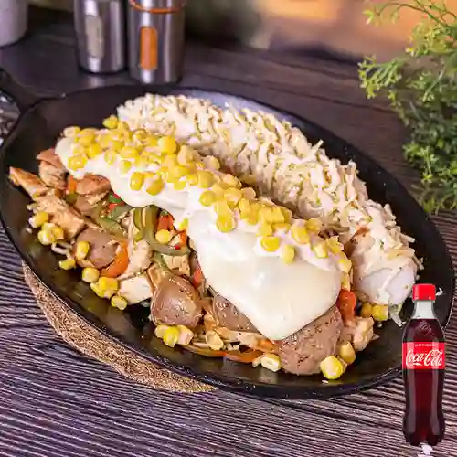 Combo chuzo mr. gordo + gaseosa 400ml