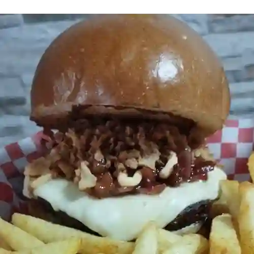 Burger Crispy con Mermeladade Tocineta