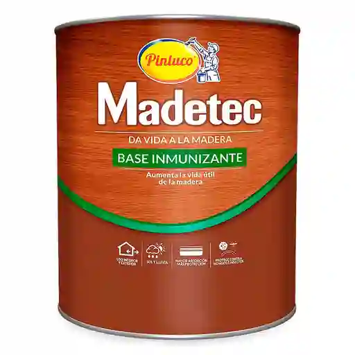 Madetec Pintura Tipo Inmunizante Base Madera