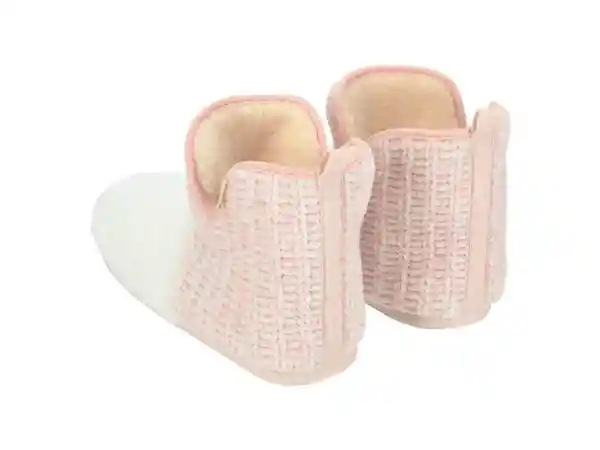 Pantuflas Bota Mujer Blanco 39-40 Casaideas