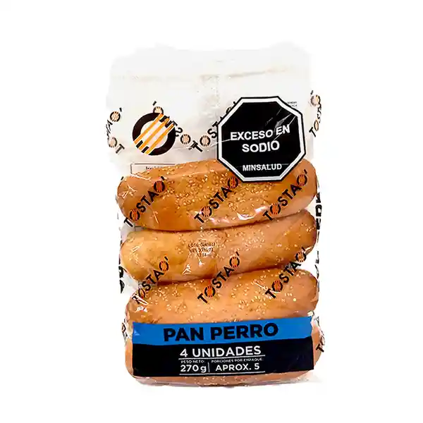 Tostao Pan Perro Ajonjolí