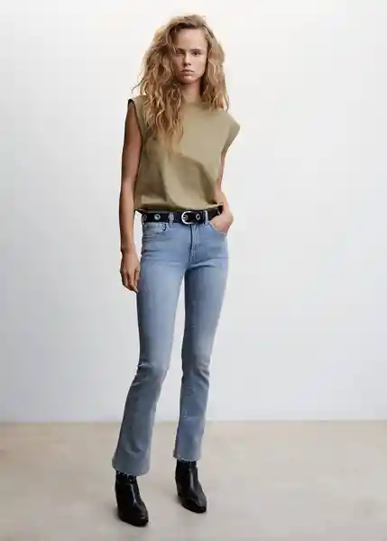 Camiseta Viri Khaki Talla S Mujer Mango