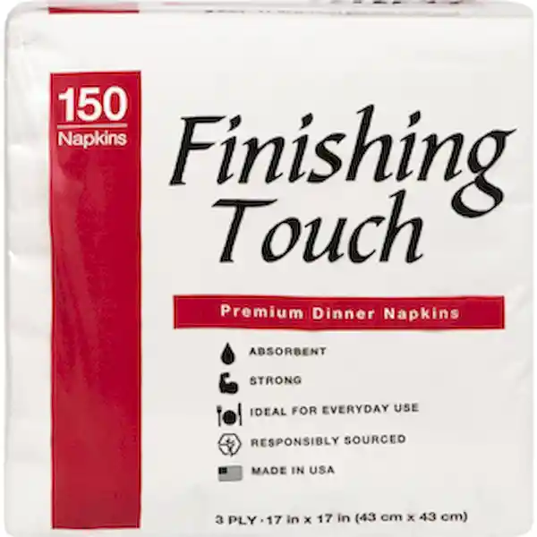 Finishing Touch Servilletas para Cena Triple Hoja
