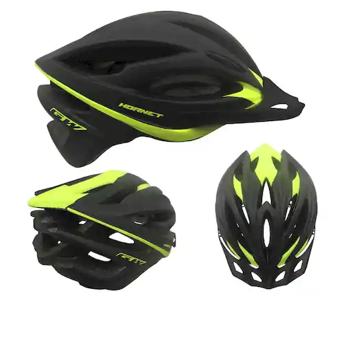 Gw Casco Hornet Bicicleta Mtb Negro Neón S