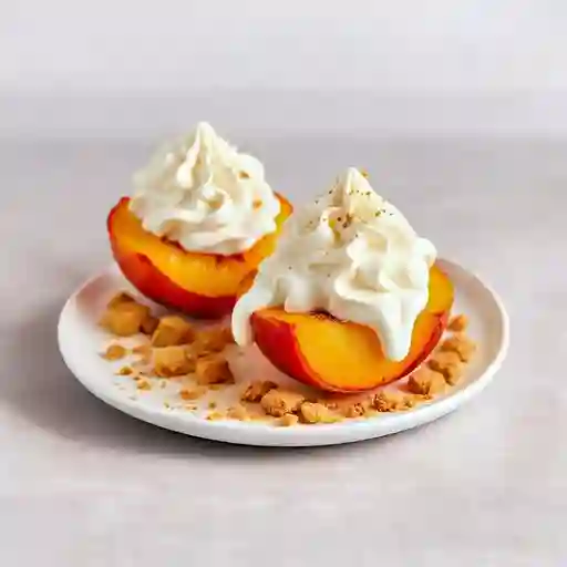 Duraznos Con Crema