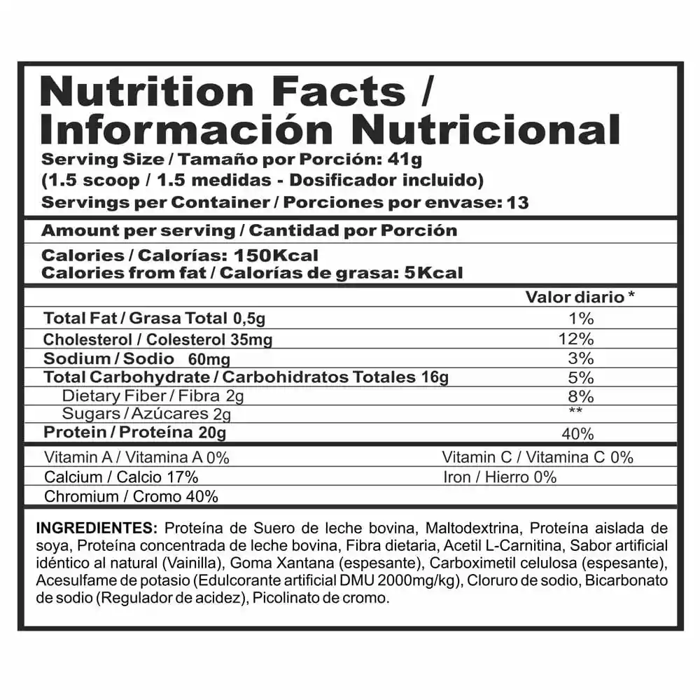 NUTRAMERICAN Mega Soy Proteína Aislada De Soya