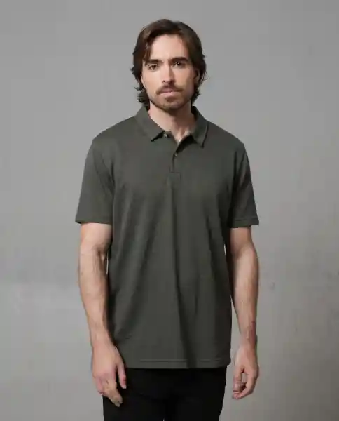 Camiseta Polo Hombre Verde Talla XL 193G103_VER190414 Rifle