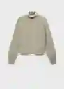 Buzo Sudadera Nei Khaki Talla S Mujer Mango