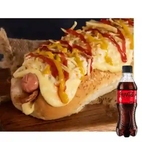 Perro fabio + cocacola 400ml