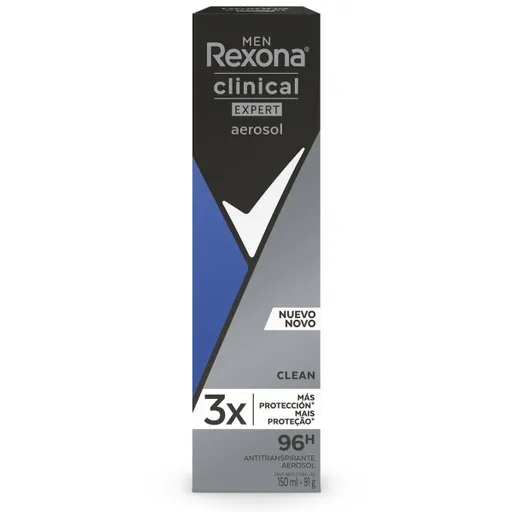 Rexona Desodorante para Hombre Clinical Expert Clean en Spray