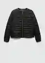 Abrigo Anorak Blandi Negro Talla S Mujer Mango