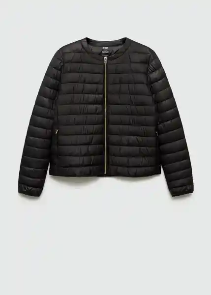 Abrigo Anorak Blandi Negro Talla S Mujer Mango