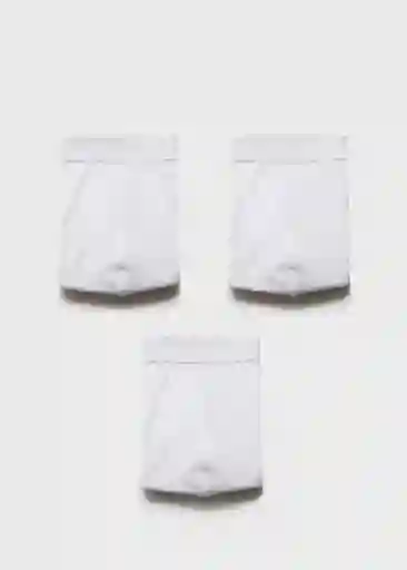 Calzoncillo Triwhite Blanco Talla M Hombre Mango