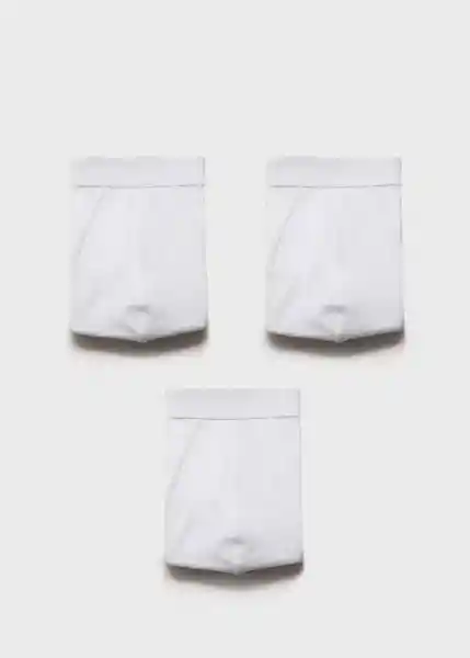 Calzoncillo Triwhite Blanco Talla M Hombre Mango