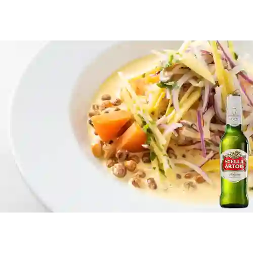 Combo Ceviche Miraflores + Stella Artois 330 ml