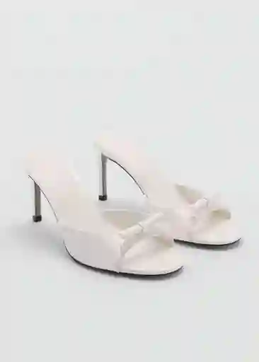 Sandalias Noemi Blanco Talla 39 Mujer Mango