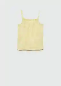 Camiseta Luli Amarillo Talla 08 Niñas Mango