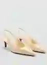 Zapatos Landa Amarillo Pastel Talla 41 Mujer Mango