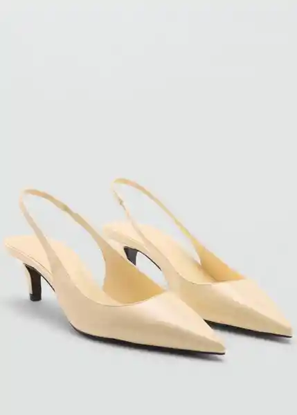 Zapatos Landa Amarillo Pastel Talla 41 Mujer Mango