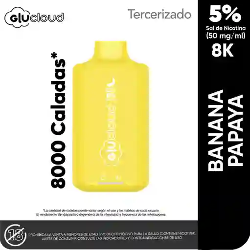 Vapeador Glucloud Banana Papaya 8K