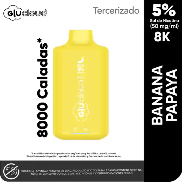 Vapeador Glucloud Banana Papaya 8K
