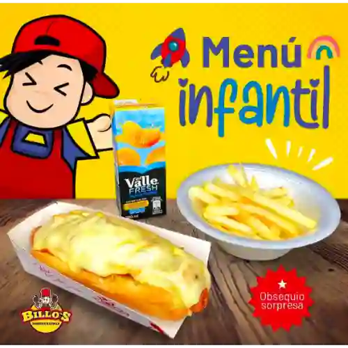 Menú Infantil Perro