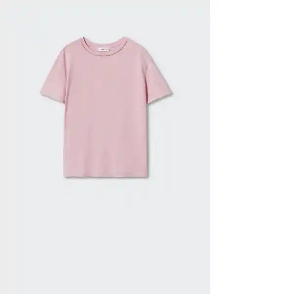 Camiseta Bright Rosa Talla 18 Mujer Mango