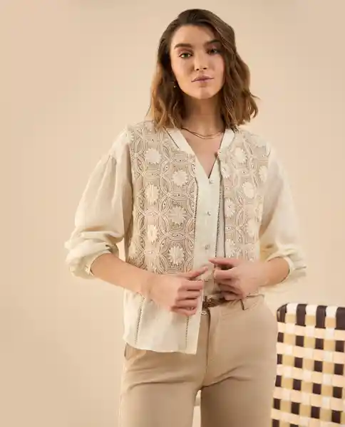 Chaqueta Albarizo Beige Medio Talla S 622G006 Esprit
