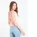 Saco Tejido Tribu Mujer Rosa Melba Claro Talla L Naf Naf