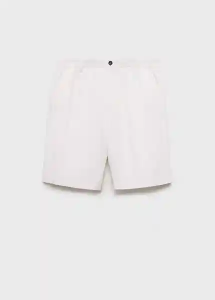 Bermuda Banarea Offwhite Talla 38 Hombre Mango
