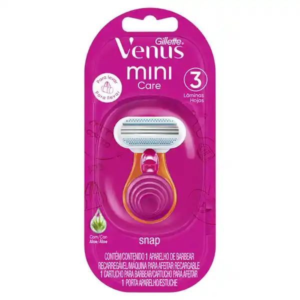  Venus Máquina de Afeitar Snap Mini Care