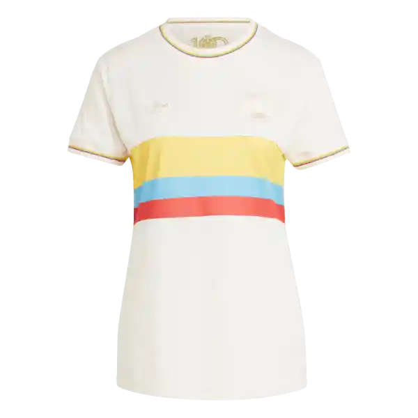 Adidas Camiseta Fcf Anniv Jsy W Fútbol de Mujer Blanco Talla L