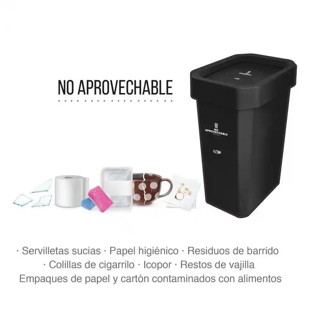 Estrabins Papelera de Vaivén 4 Plateado 1042715