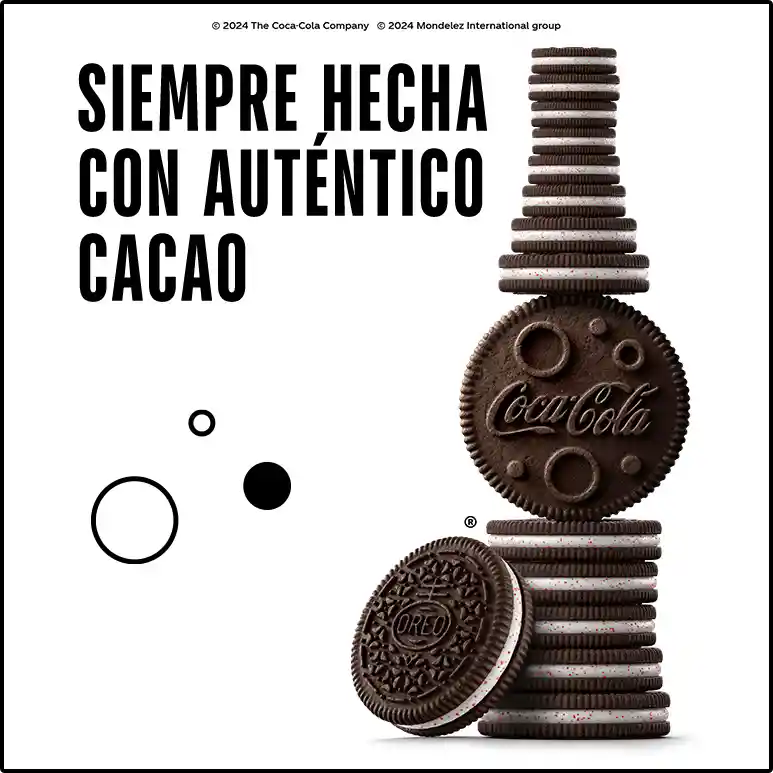 Oreo Galleta Doble Chocolate Edicion Coca-Cola