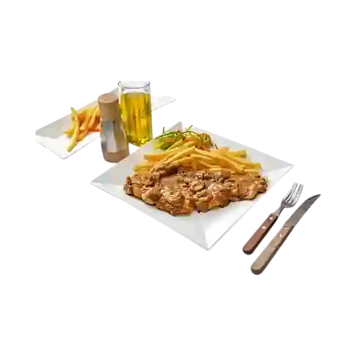 Pechuga con Champiñones