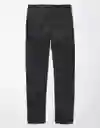 Jean Long Straight Mujer Negro Talla 10 American Eagle