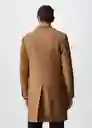 Abrigo Arizona Camel Talla M 47010020_09 Hombre Mango