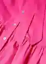 Vestido Naza-L Rosa Talla L Mujer Mango