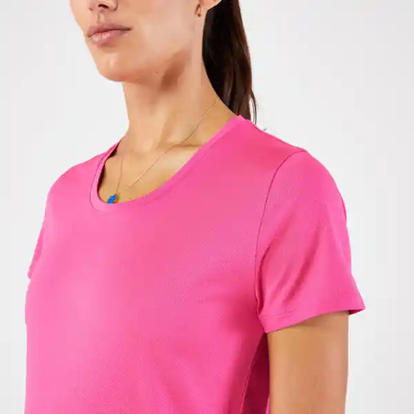 Kalenji Camiseta Running 100 Transpirable Mujer Fucsia Talla L