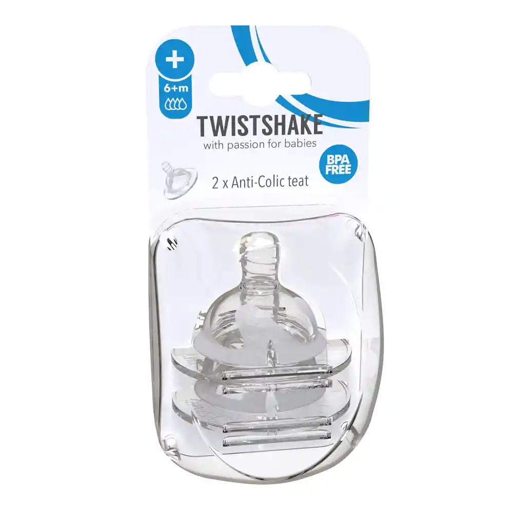 Twistshake Tetina Anti-Colic Teat Plus 6 +m