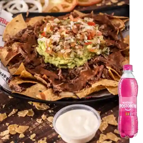 Combo Nachos Buffalas + Postob��n Manzana 500 ml